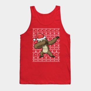 Dabbing Sloth Ugly Christmas Sweater Tank Top